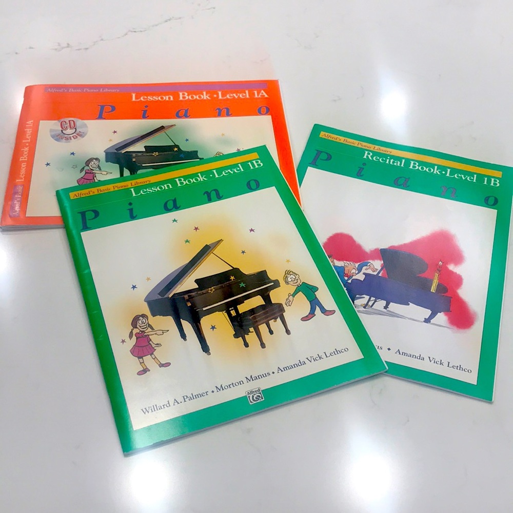 Piano lesson books for children